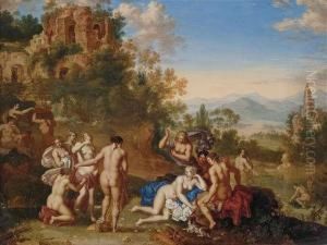 Diana And Callisto by Jan van Haensbergen