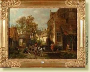 La Cour Du Moulin Animee by H. Van Hagendoren