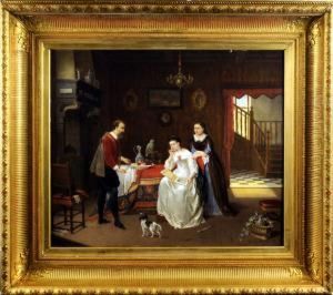 Scene D'interieur by Alexis van Hamme