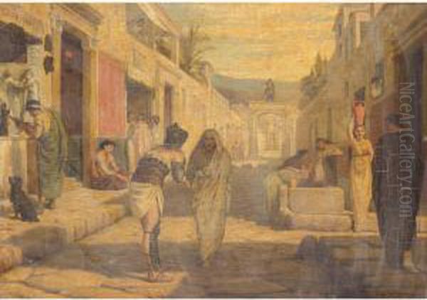 Roman Street Scene - view 1