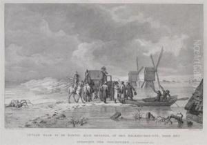 Set Of Dutch Scenes by Cornelius Van Hardenberg