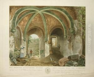 Het Onderaardsch Gewelf Van Het Kasteelvredenburg Te Utrecht by Cornelius Van Hardenberg