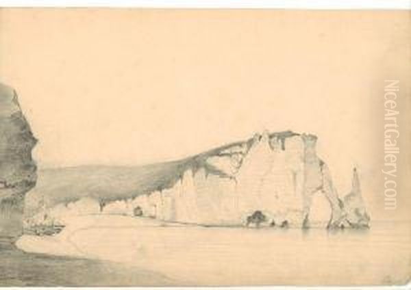La Falaise D'etretat - view 1