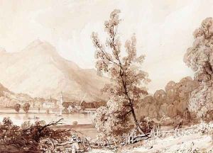 Lake Brientz and Interlaken by Richard Parkes Bonington