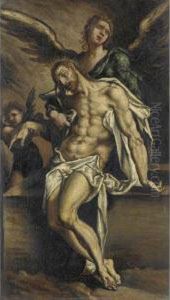 Cristo Sorretto Dagli Angeli by Maerten van Heemskerck