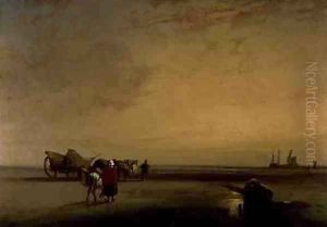 Normandy Sands by Richard Parkes Bonington