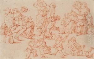 Personnages Dansant