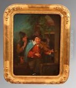 Les Violonnistes by Egbert van the Elder Heemskerk
