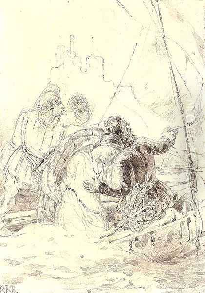 An illustration to Walter Scott - view 1