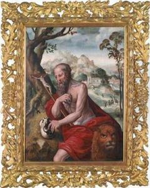 St. Jerome In A Landscape - view 1