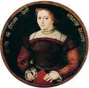 Inscribed: Wensen Op Sterven Doet Vreugd Derven by Katherine Van Hemessen