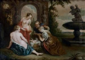 La Naissance D'erechteion by Willem van, the Elder Herp