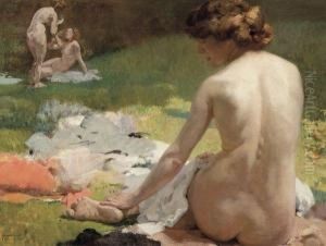 Baigneuses by Frans Van Holder