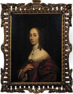 Portrait Of A Noblewoman by Willem van Honthorst