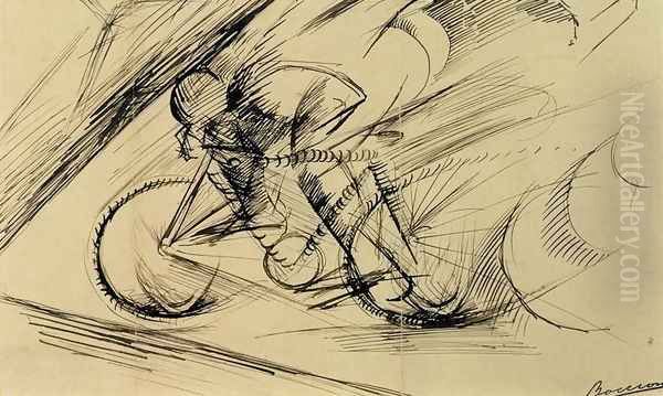 Dynamism of a Cyclist, 1913 - view 1