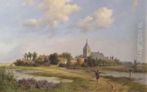 The Outskirts Of Nootdorp In Summer