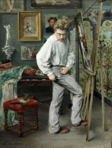 Le Peintre Dans Son Atelier by Edmond Theodor Van Hove