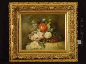 Blumenstilleben by Cornelis Johannes Van Hulstijn