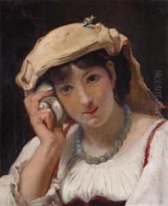 Girl With Shell Girl With Shell