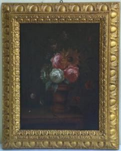 Aelst , Attr.a. Vaso Di Fiori. Bellissimo Dipinto Ad Olio Su Tela by Willem Van Kessel