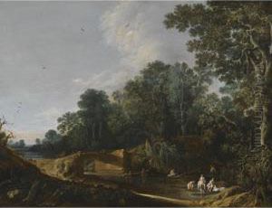 Landscape With The Toilet Of Venus by Francis Van Knibbergen