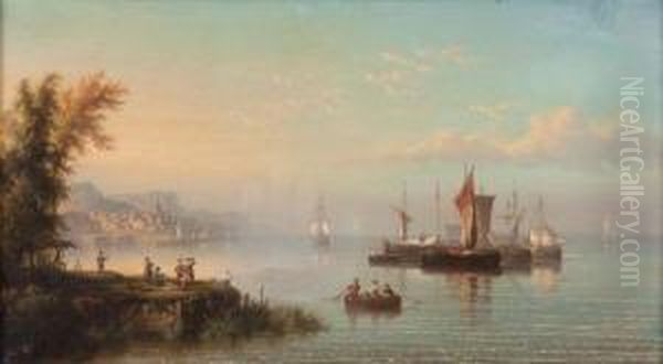 Bateau De Peche Et Pecheurs Au Bord De La Cote - view 1