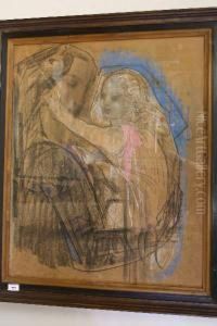 Madonna En Kind by Willem Van Konijnenburg