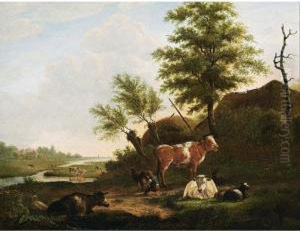 Cattle In An Extensive Landscape - view 1