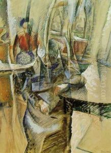 Interior with Two Female Figures