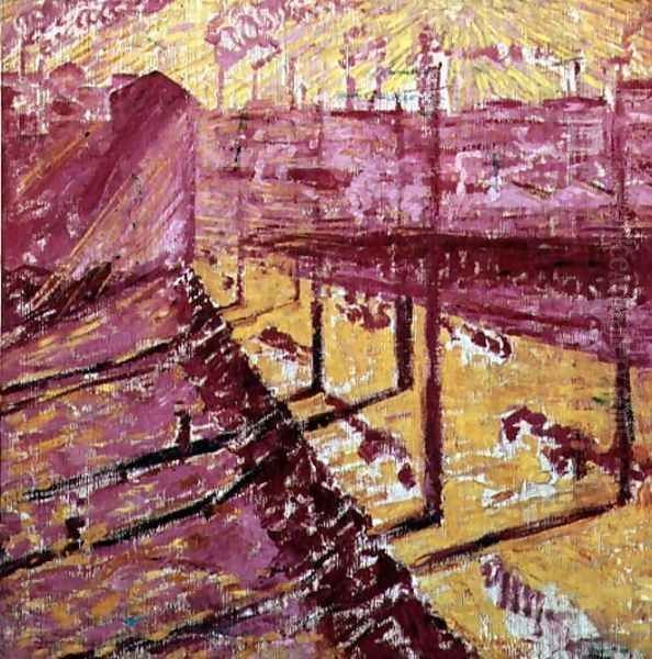 Suburb of Milan, 1910-11 - view 1