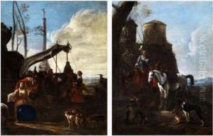 Gemaldepaar by Pieter Van Laer (BAMBOCCIO)