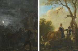 A Night Scene With Brigands