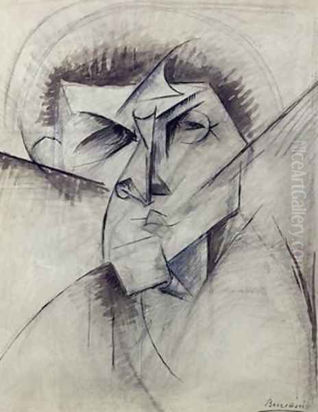 Study for Empty and Full Abstracts of a Head, 1912 - view 1