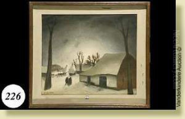 Village Anime Sous La Neige - view 1