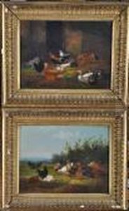 Studies Of Poultry by Jef Louis Van Leemputten