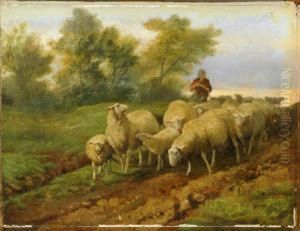 Les Moutons by Jef Louis Van Leemputten