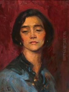 Portret Van De Kratondanseres Prinses Gusti Kanjeng Ratu Timur Mursudariyah by Theodore Bernard Van Lelyveld
