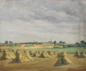 Haystacks by Karel Van Lerberghe