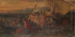 De Vlucht by Joseph Henri Francois Van Lerius