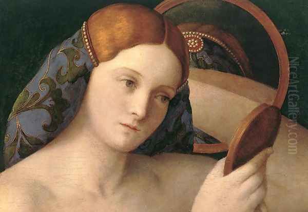 Naked Young Woman in Front of the Mirror (detail) 1515 - view 1