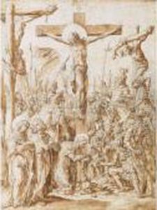 The Crucifixion by Aertgen van Leyden