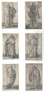 Christus Und Die Apostel by Lucas Van Leyden