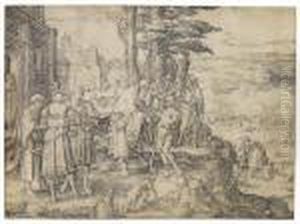 Die Ruckkehr Des Verlorenen Sohnes by Lucas Van Leyden
