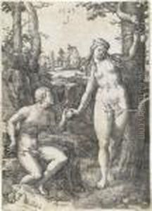 The Fall Of Man by Lucas Van Leyden