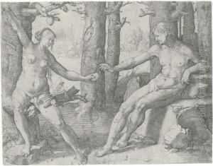 The Fall Of Man by Lucas Van Leyden
