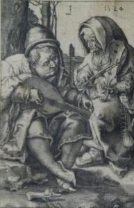 The Musicians by Lucas Van Leyden