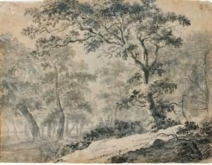 Vue D'un Chemin Dans Une Foret by Paulus Van Liender
