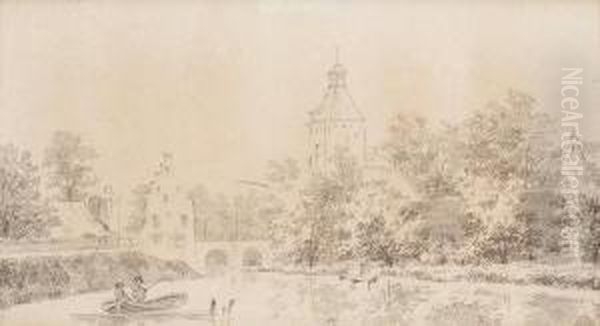 Stadtansicht Mit Flus - view 1