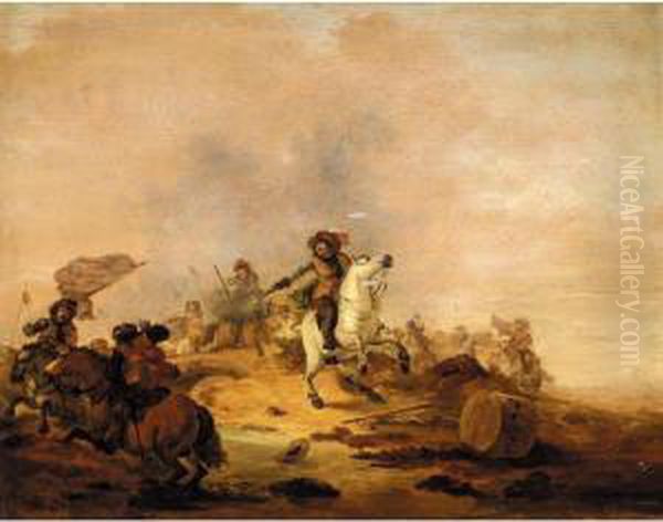 A Cavalry Battle - view 1