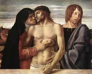 Dead Christ Supported by the Madonna and St John (Pietà) 1460